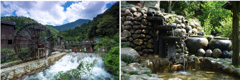 聽(tīng)泉聲，品酒茶