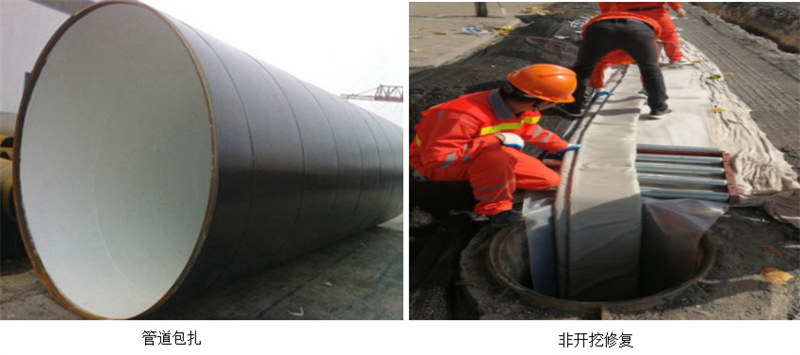 玻璃鋼防腐主要市場應用：管道包扎、非開挖修復