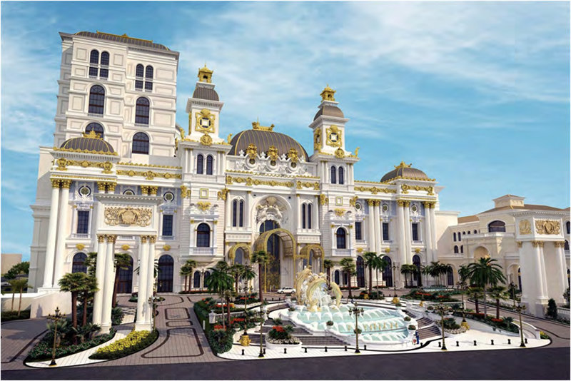 AOC力聯(lián)思阻燃樹(shù)脂應(yīng)用案例：美國(guó)塞班島博華太平洋娛樂(lè)度假村建筑內(nèi)外墻飾件、雕塑