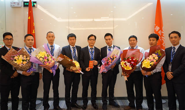 “業(yè)務(wù)團(tuán)隊(duì)PK優(yōu)勝獎(jiǎng)：--事業(yè)一部的銷售精英們！